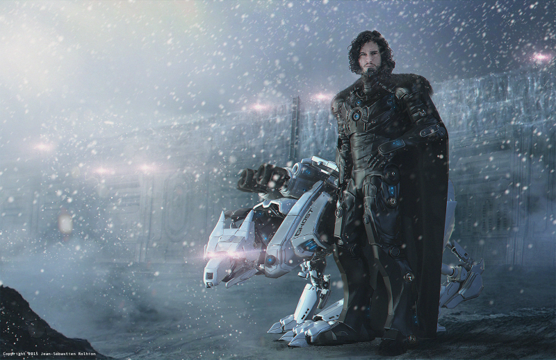 Illustration for article titled Jon Snow, Lord Commander Of The Night's Watch Mechanized Scout Division
